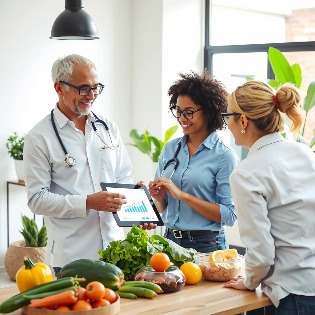 Beratungsgespräch in hellen Räumen